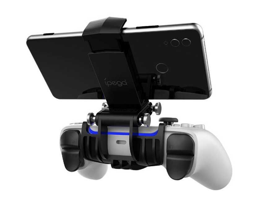Suport de telefon ipega PG-P5005 pt. controller PlayStation 5, Negru