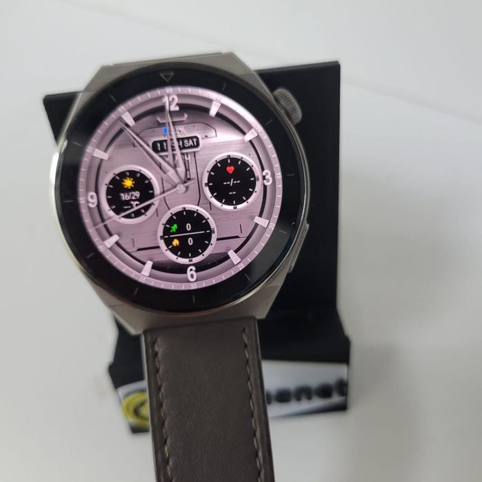 Smartwatch Huawei Watch GT 3 PRO, Leather Strap, Gray -P-