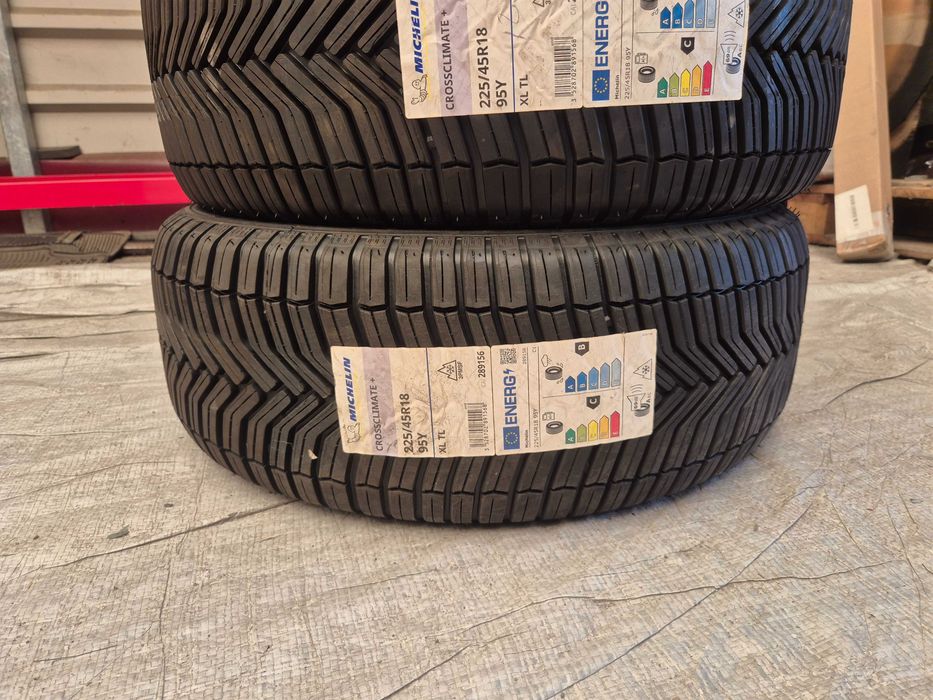 4 Anvelope VARA IARNA M+S 4 Sezoane - 225/45/18 95Y XL - Michelin Cross Climate + - NOI - DOT 2021 !
