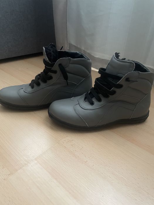 Ортопедични зимни обувки от естествена кожа