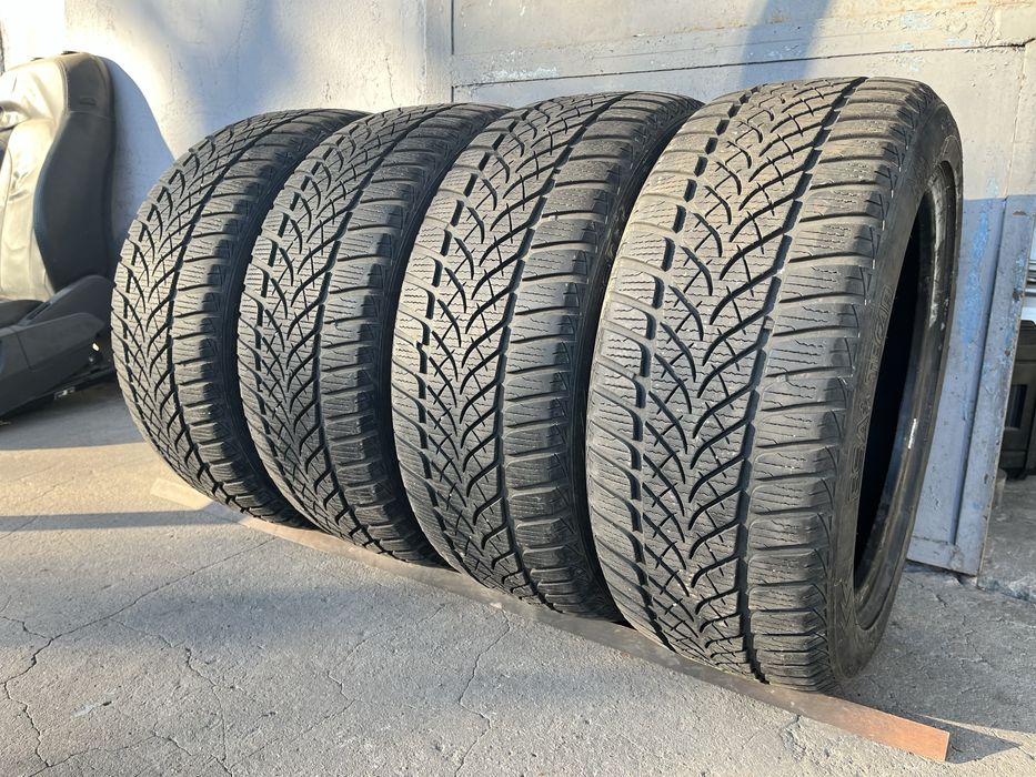 4 бр. зимни гуми 225/50/17 ESA+Tecar 6-6,5 mm DOT 2414