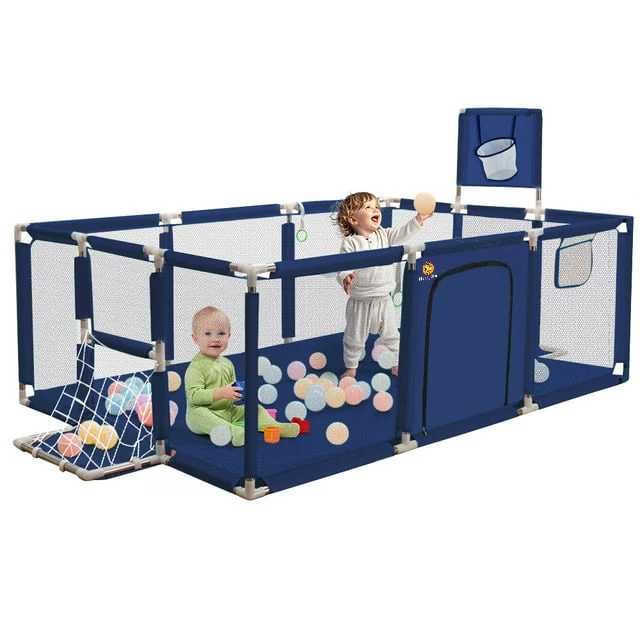 Детска кошара за игра - футболно игрище
