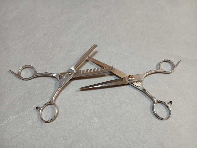 Foarfece profesionale de tuns parul set