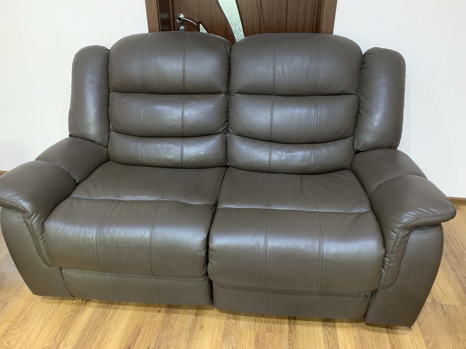 Холова гарнитура от естествена кожа