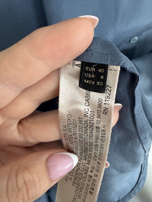 MASSIMO DUTTI - 100% коприна - дамски ризи размер S/ М