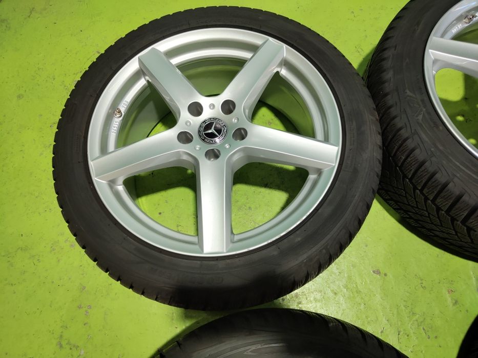 18 5x112 Mercedes E Class W213 зимен комплект джанти с гуми 5х112 Мерцедес 245/45/18 Goodyear