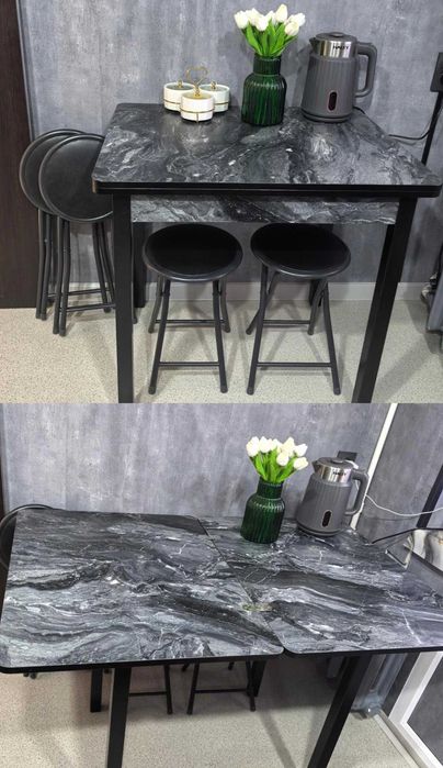 Стол раскладной со стульями