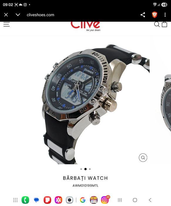 Ceas barbati QAMER subacvatic 3 ATM