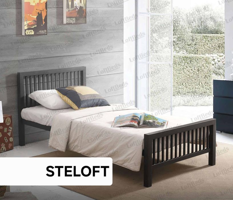 Кровать СТЕЛОФТ двуспальнаяи односпальная, kalavat, matras,  Loft