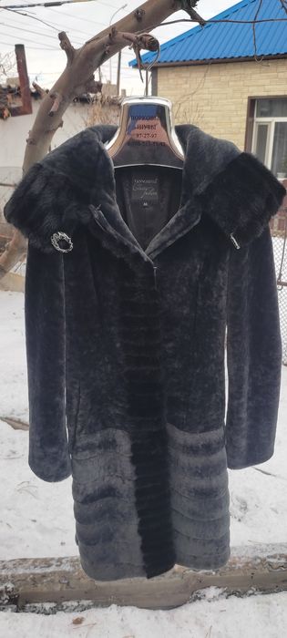 Шуба натуральная овчина мутон
