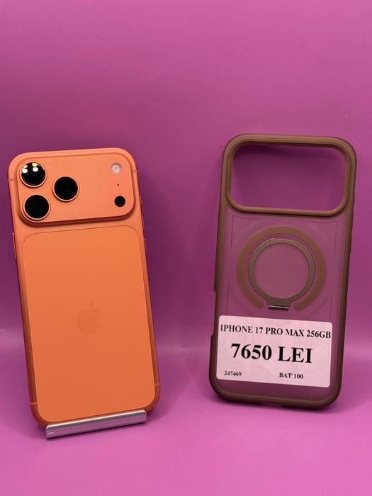 Iphone 17 Pro Max 256gb Baterie 100 40c •Matei Amanet Crangasi•24746