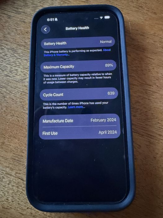 Iphone 15 PRO, 128 GB
