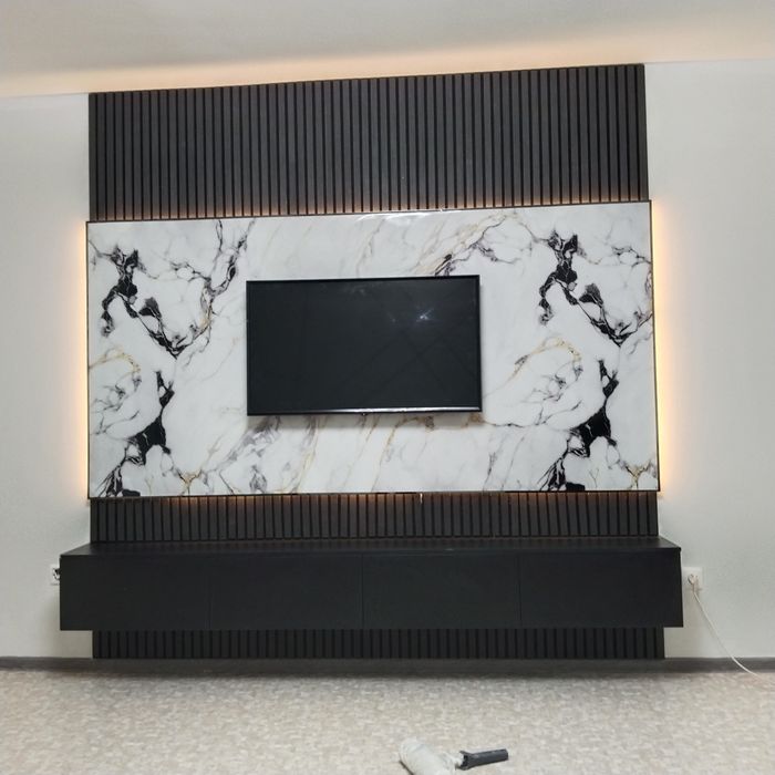 Поклейка обоев, галтели