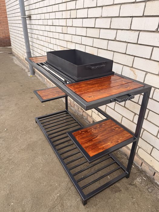 Мангал в стиле лофт