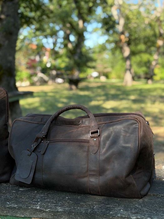 Пътнически сак Jacob – Естествена телешка кожа - Уикендрър - weekender сак