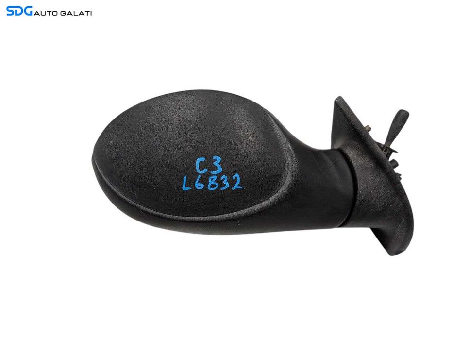Oglinda Dreapta Manuala Citroen C3 2003 - 2009 [L6832]
