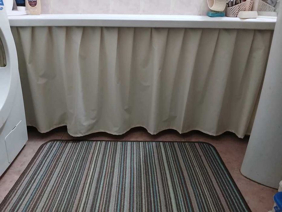 Экран под ванну тканевый (штора/ширма)