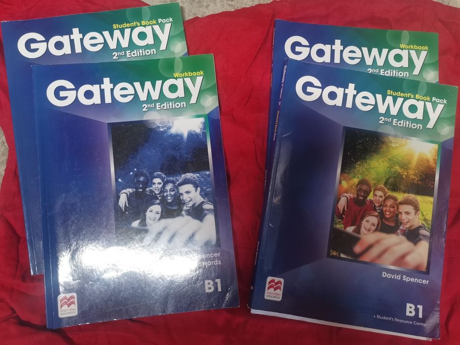 Gateway 2nd edition B1, B2, B2+, учебник +учебна тетрадка