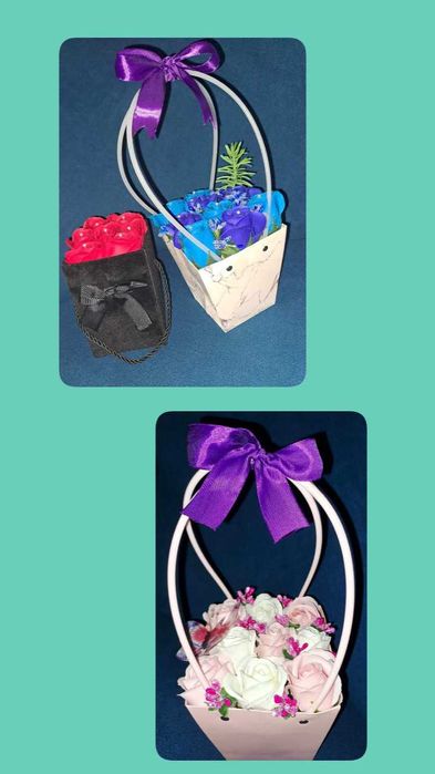 Cadouri flori din săpun