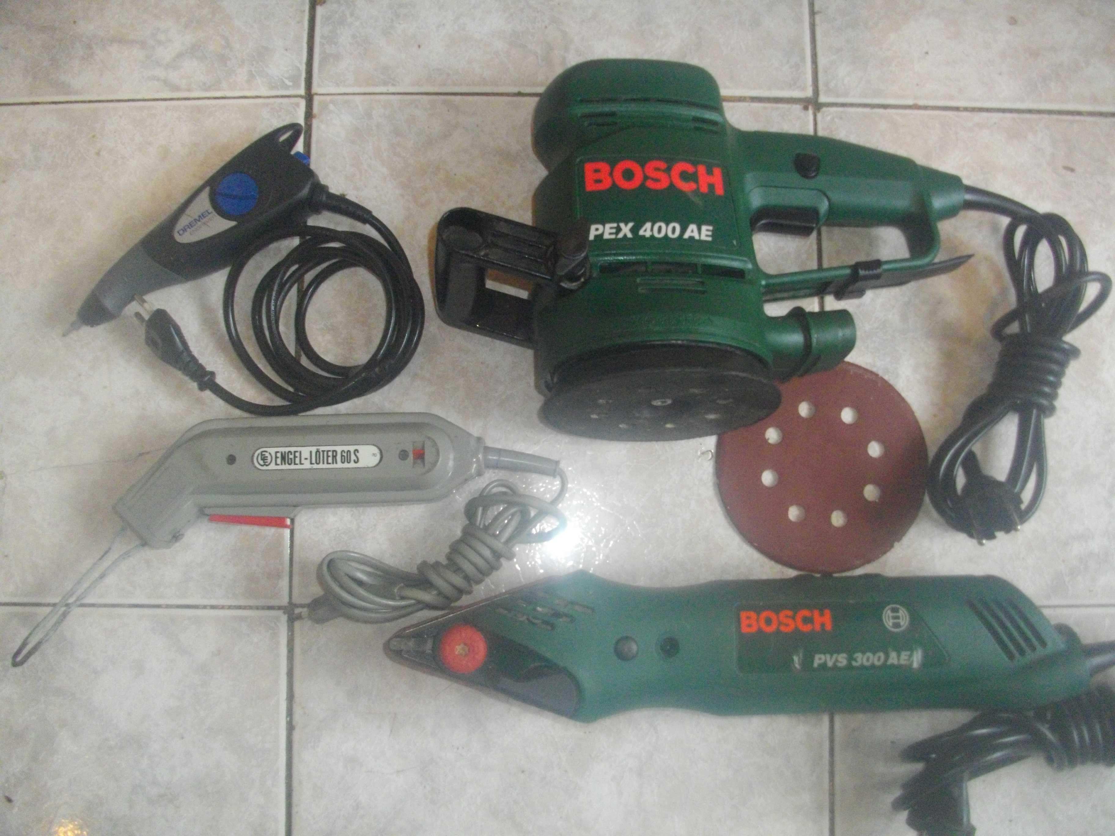 BOSCH Ексцентър Виброшлайф/Мини Лентов Шлайф/Гравьорка DREMEL/Лепачка ...
