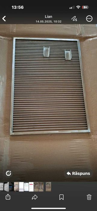 Gratar din inox alimentar bara de 8