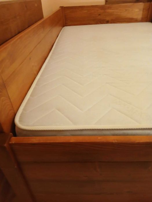 Легло от масив 120×200 см/ персон и половина с ракла + матрак