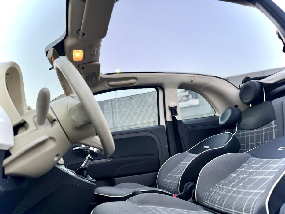 Fiat 500 Cabrio •2011•Diesel 1.3•E5// Navi,Xenon,Senzori//Inmatriculat