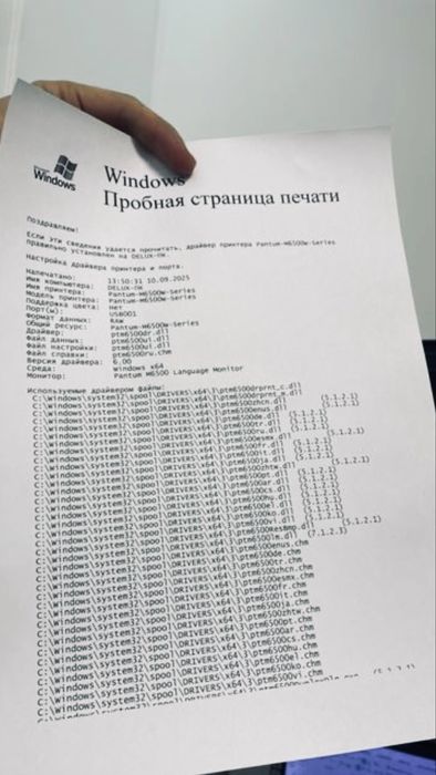 Принтер Pantum M6500W Wi-F