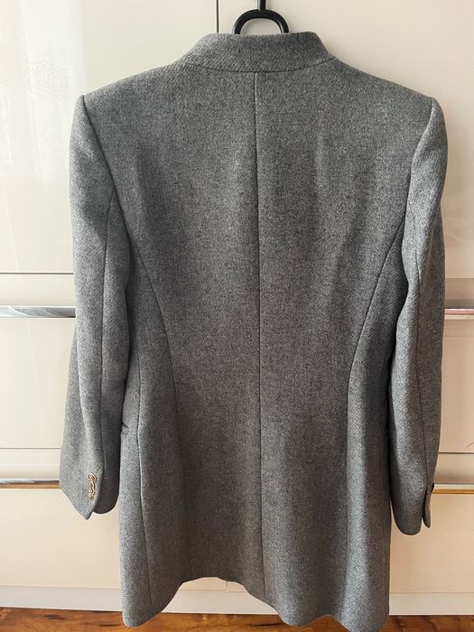 Сиво късо палто Zara