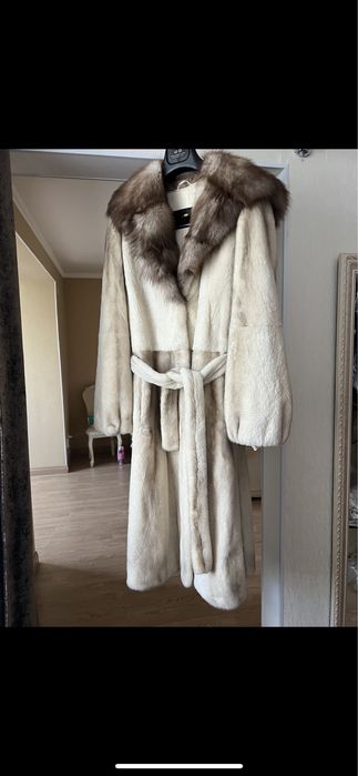 Шуба стриженная норка