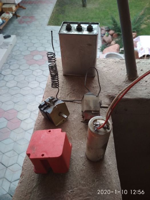 Кондиционер БК запчасти: реле, конденсатор СП,БКС, переключатель ПКУ,