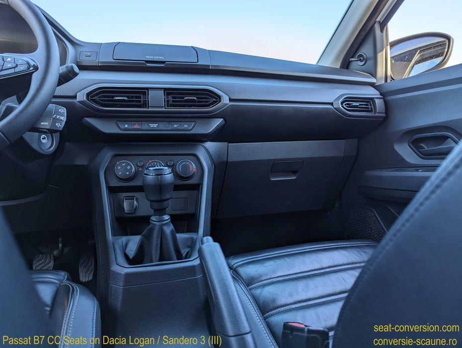 Sistem adaptare scaune de Passat B7 CC pe Logan Sandero 3 III 2020 +