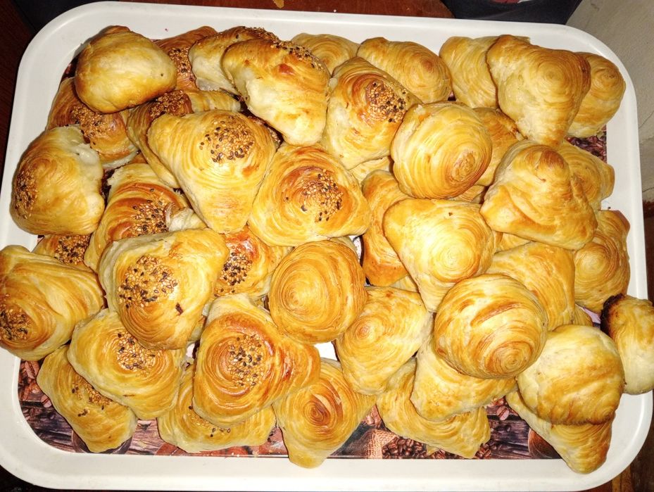 Qavat qavat mazali somsa hamiri