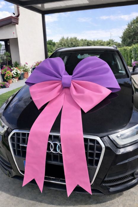 ГОЛЯМА панделка, МНОГОКРАТНА за подарък, за кола, автомлбил