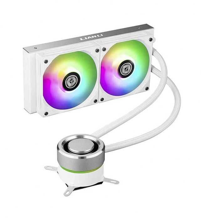 Жидкостное охлаждение Lian Li Galahad AIO 240 RGB White белый