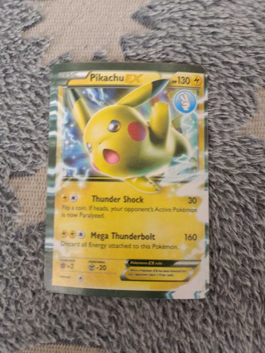 Pikachu EX покемон карта