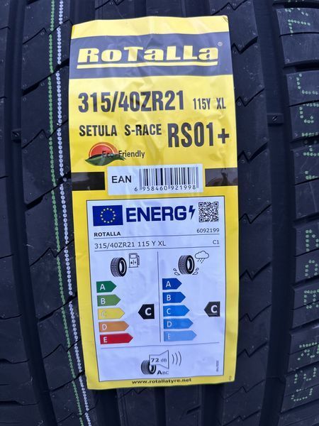 Нови летни гуми ROTALLA SETULA S-RACE RS01+ 315/40R21 115Y XL НОВ DOT