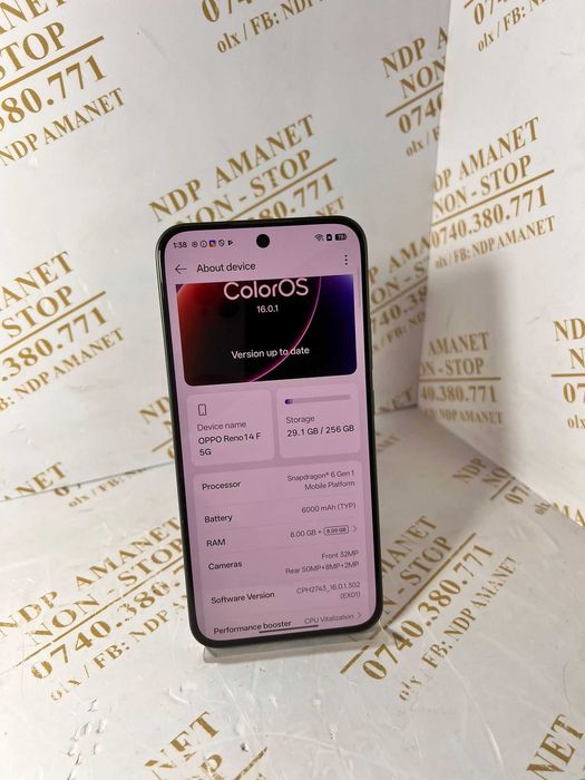 NDP Amanet Calea Mosilor 298  OPPO RENO 14 F (48008)