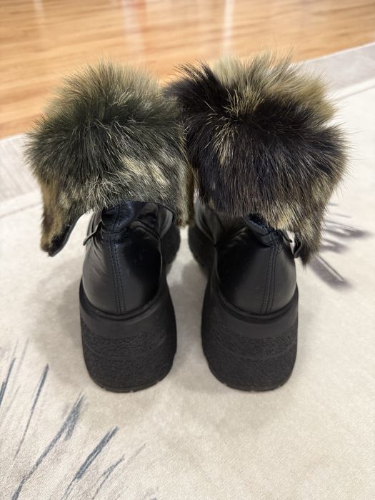 Gabina боти от естествена кожа и естествен косъм