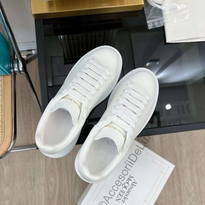 Alexander McQueen White/White Sneakers Full Box Verificare Colet