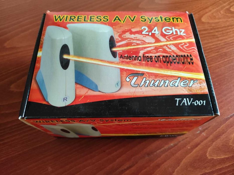 Wireless Audio Video Sender/Transmiter/ - Receiver - TV AV System Thunder TAV-001