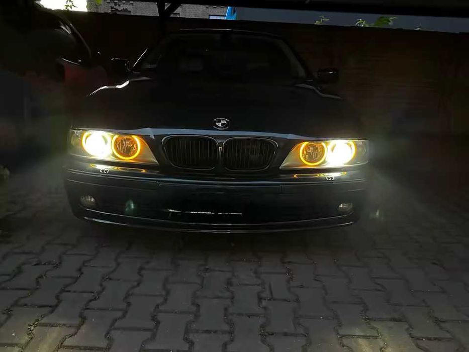 Led Marker Angel Eyes 20W DRL Canbus E39 E87 E60 E61 E83 E53, GALBEN