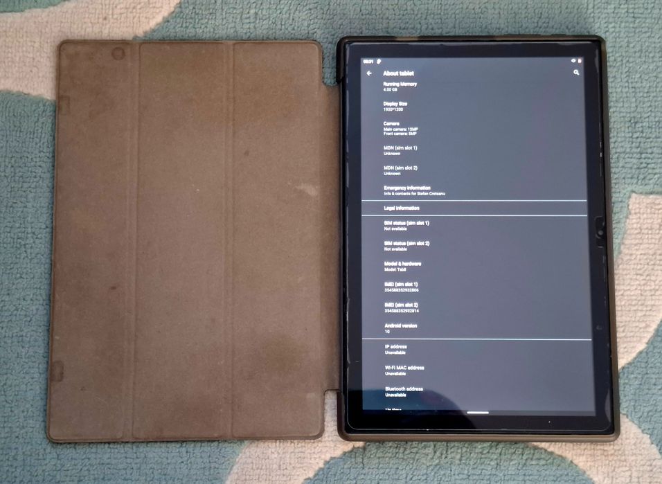 Vand tableta BlackView tab 8