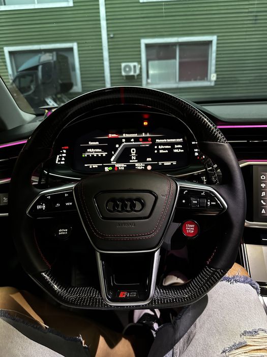 Volan Audi - Carbon - Custom - Incalzire - A6 A7 A8 - Drive Select