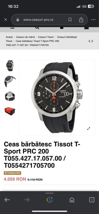 Ceas Tissot PRC 200 automatic