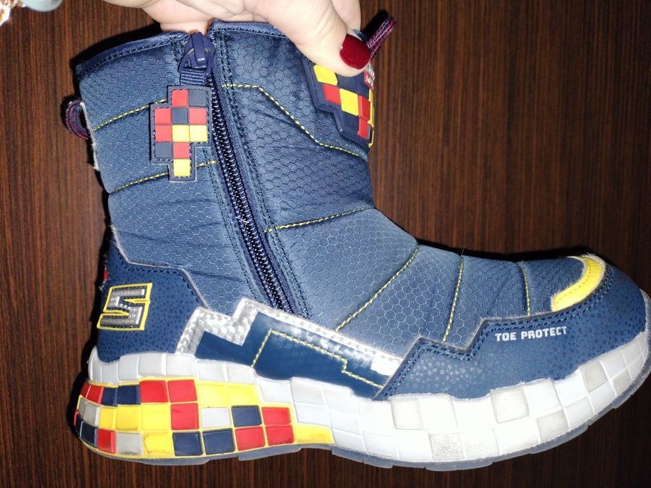 Skechers - Ghete cu finisaj rezistent la apa Mega Craft Cuboforce