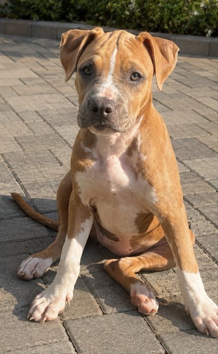 Amstaff femelă cu pedigree