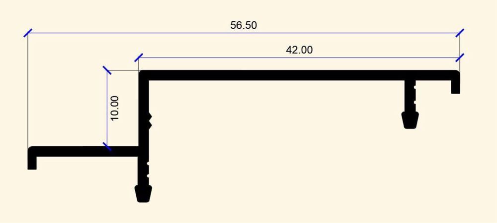 Алюминиевые профили для скрытого монтажа