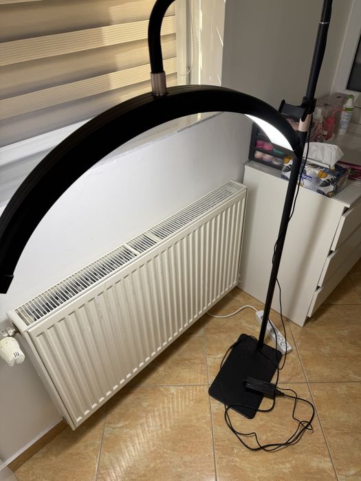 Lampa moonlight neagra 65W