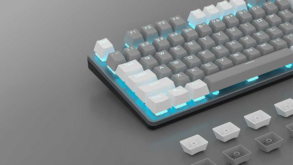 Клавиатура AULA F3287 проводная  механическая  80% оригинал RUS/ENG